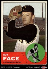 1963 Topps #409 Roy Face 2.5 - GD+