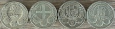 2010-2011 £1 Capital Cities - Belfast London Cardiff Edinburgh Circulated Coins