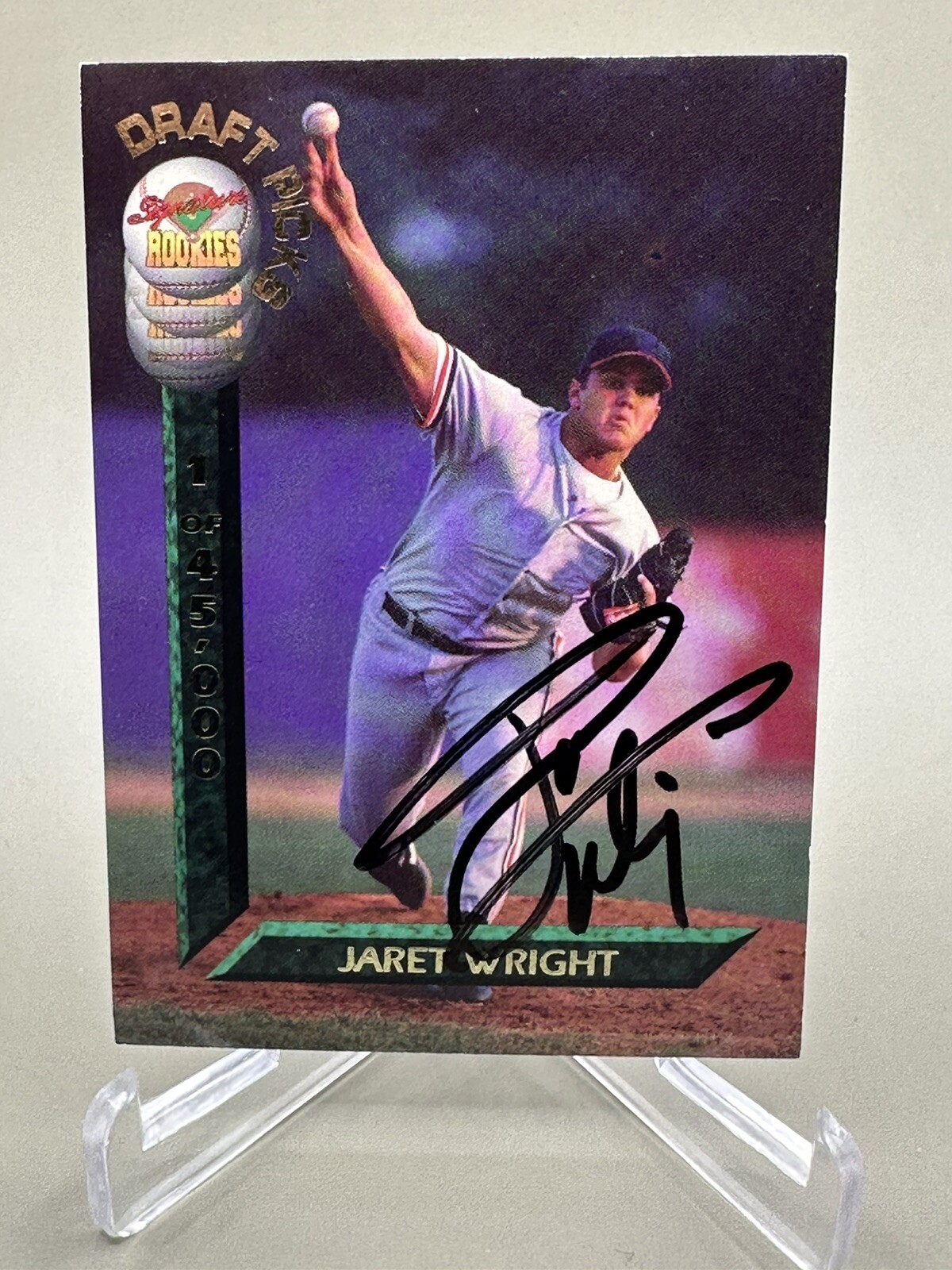 JARET WRIGHT 1994 Signature Rookies Draft Picks AUTOGRAPH #10