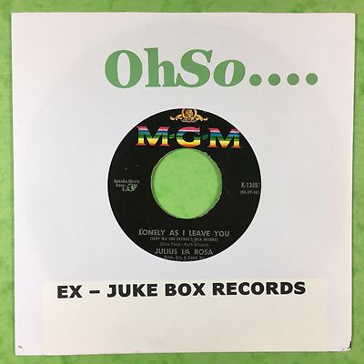 Julius La Rosa - You're Gonna Hear From Me - MGM K13497 - JUKEBOX READY - VG+