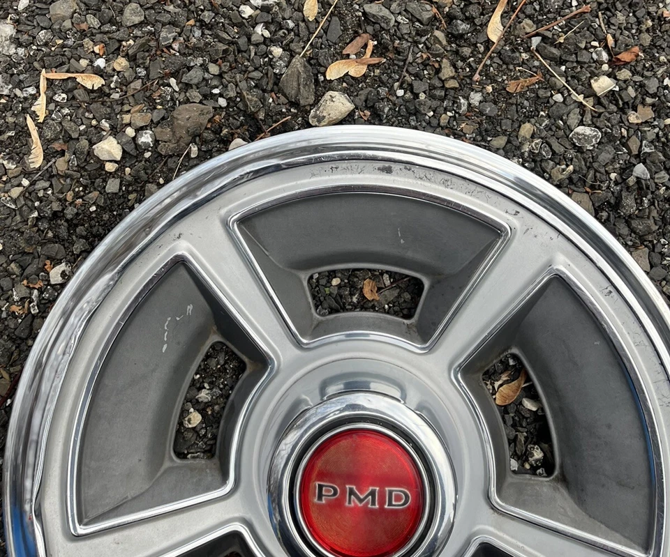 Pontiac Tempest 1969 1970 14" cubierta de rueda tapacubos Lemans Firebird PMD OEM Foto 2 de 4