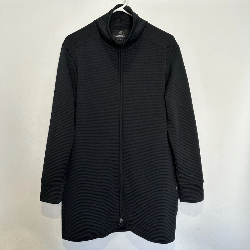 mpg ribbed athletic swimming workout coat jacket