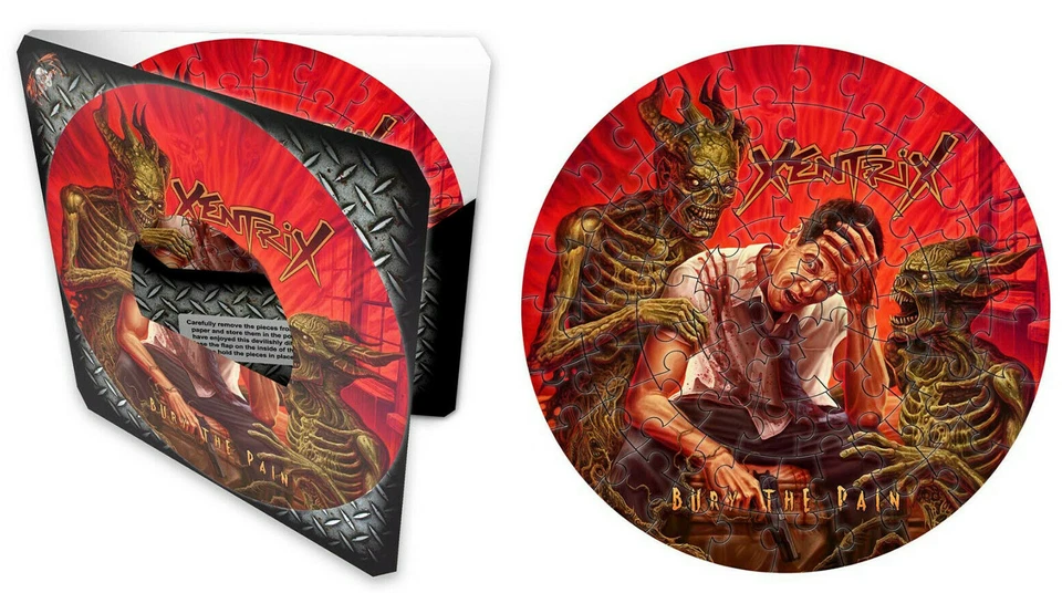 XENTRIX PUZZLE JIGSAW BURY THE PAIN 72 TEILE PIECES 7" FORMAT 18cm - Bild 1 von 1