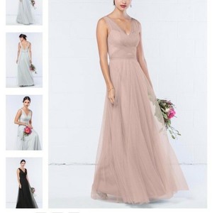 dusky pink bridesmaid dresses ebay