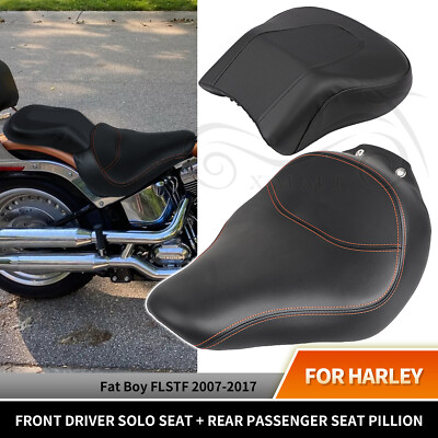 Softail Seat XMT-MOTO Sissy Bar Passenger Backrest Pad For Harley