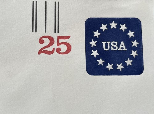 US Postal Stationery #3720 +Large 25 Special Printing Virginia Lottery +No CXL - Picture 2 of 3