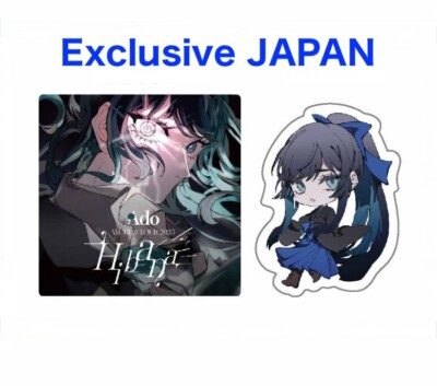 Ado World Tour 2025 Hibana タグ ヨーロッパ限定 Ado WORLD TOUR 2025 Hibana exclusive JAPAN Rose Blue Sticker