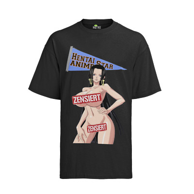 Bio T-Shirt Herren  Boa Hancock One Piece 海賊女帝 Hot baby Anime Manga Ruffy nami
