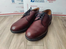 ALDEN 312 FOOT BALANCE MENS BURGUNDY LEATHER PLAIN TOE OXFORD SHOES  9.5 EEEEE