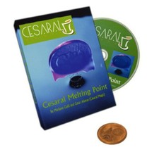MELTING POINT - DVD  GIMMICKS - PROFESSIONAL COIN MAGIC BY CESARAL