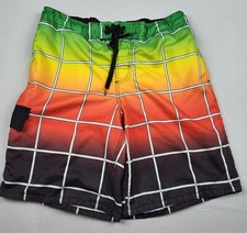 Ocean Pacific OP Board Shorts Mens Large Red Drawstring Pocket Surf Beach Trunks