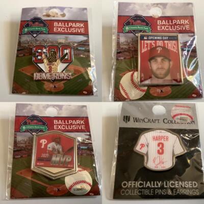 PHILLIES Bryce Harper PICK A PIN #3 UNIFORM-2021 MVP-2019 OPENING DAY-300TH HR