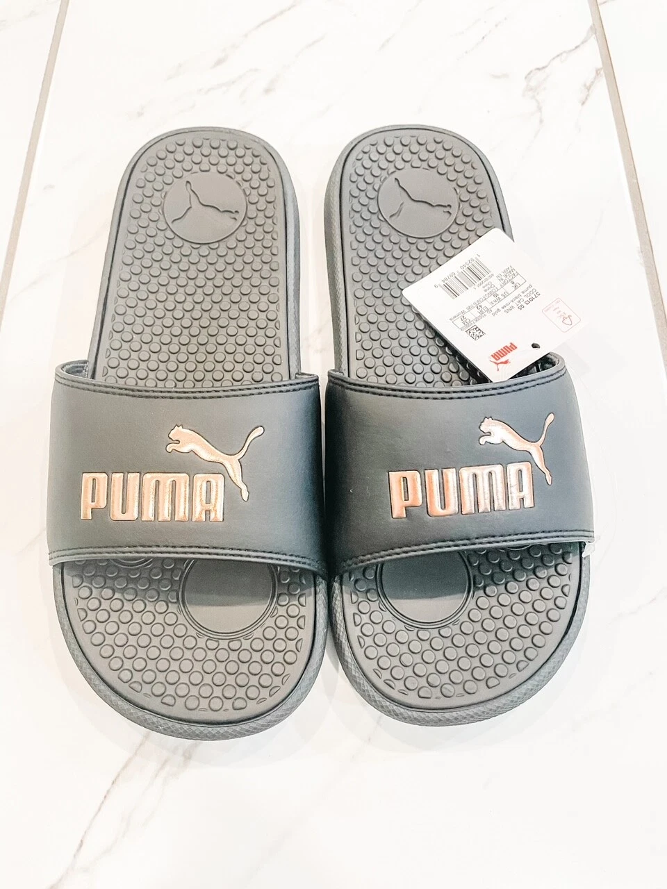 Puma Cool Cat Slides oro rosa NUOVO USA TAGLIA 7