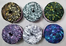 Filatura Lanarota Luxury Ladder Trellis Yarn Purple Blue Green Brown Salt Pepper