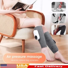 Leg Calf Massager Air Compression for Circulation Thigh Wraps Heated Massager