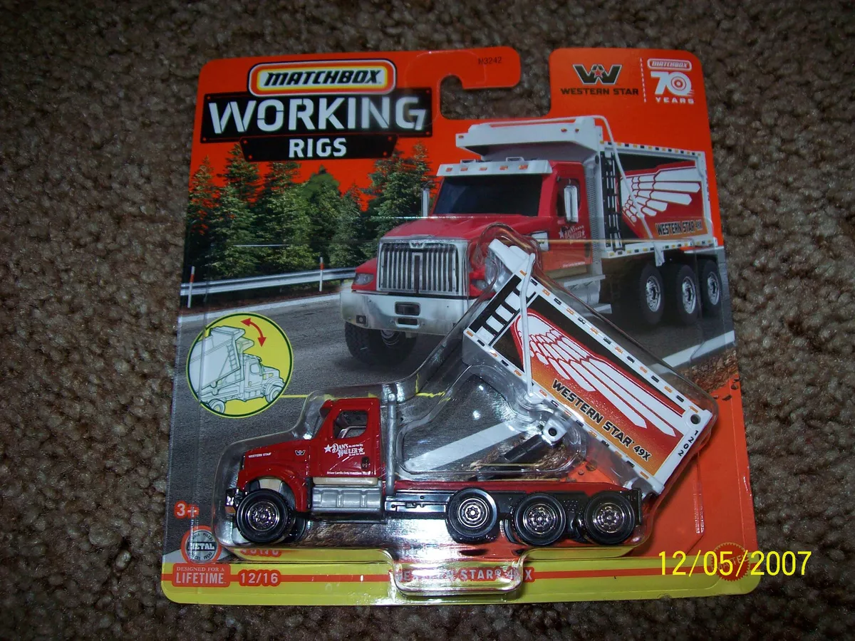 Matchbox western star tow truck sale