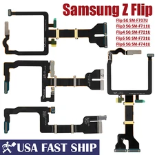 Original LCD Spin Axis Flex Cable Ribbon For Samsung Galaxy Z Flip 5G 3 4 5 6 5G