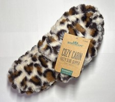 Northeast Outfitters Cozy Cabin Fuzzy Slide Slipper Womens Shoe Size 7-9
