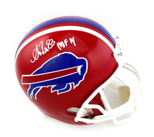 Andre Reed Signed Buffalo Bills Full-Size Helmet Inscribed 