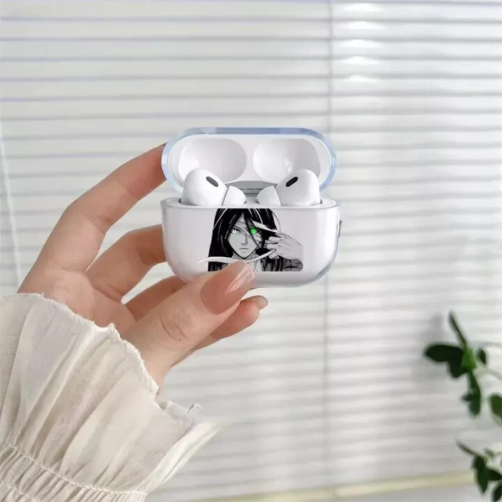 Anime Attack on Titan Transparent Case Apple Airpods Pro Gen 2 3 4