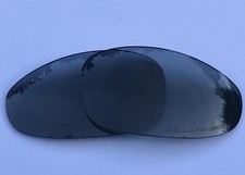 ENGRAVED POLARIZED SMOKE GREY CUSTOM REPLACEMENT LENSES FOR OAKLEY JULIET