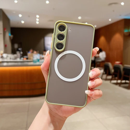 Funda de teléfono transparente ultra magnética esmerilada a prueba de golpes para Samsung Galaxy S23 / S23 - Imagen 2 de 23