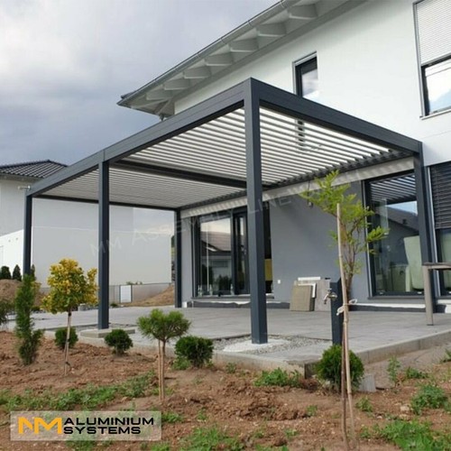 Pavillon nach Maß!Pergola Aluminium Lamellendach Gartenpavillon 4 m x 3,5 m - Bild 14 von 24