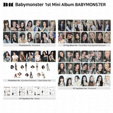 BABYMONSTER 1st Mini Album BABYMONS7ER Official Photocard Ahyeon Rami Rora Asa