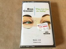 Bing Crosby When Irish Eyes Are Smiling Vintage Audio Cassette, MCA, New Sealed