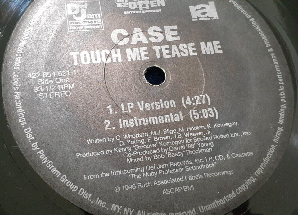 Case Touch Me Tease Me Vinyl Record Single | eBay