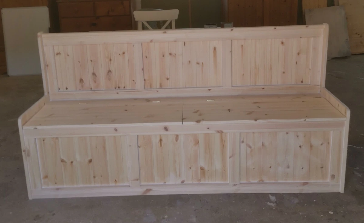 Pine clearance storage bench