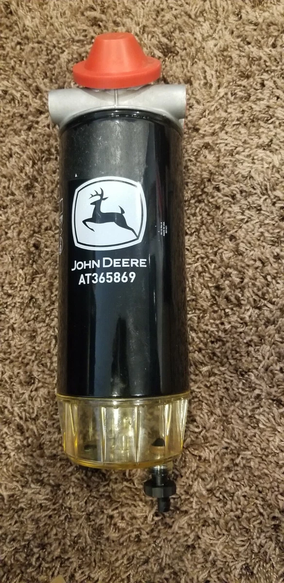 John Deere AT387542 w/ AT365869 Filter Fuel Water Seperator 350DLC  