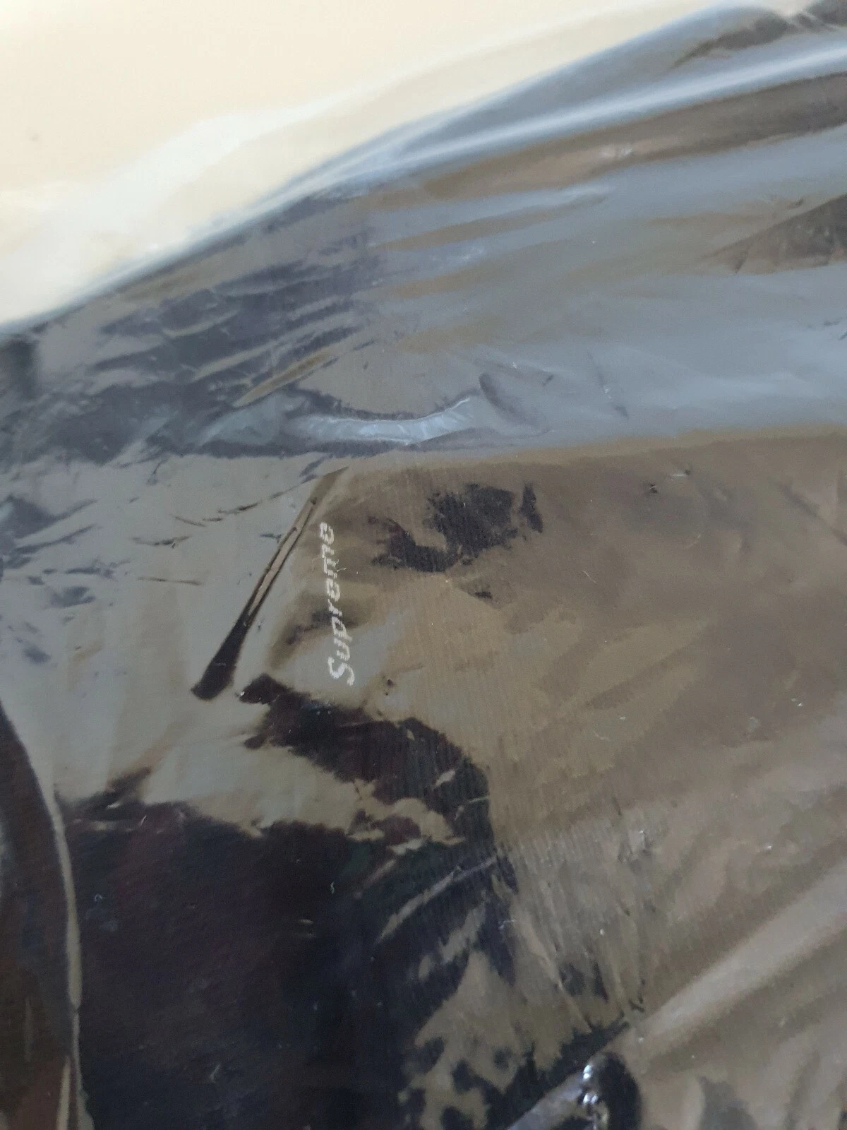 Felpa nera con cappuccio SS20 Supreme Known As taglia M media