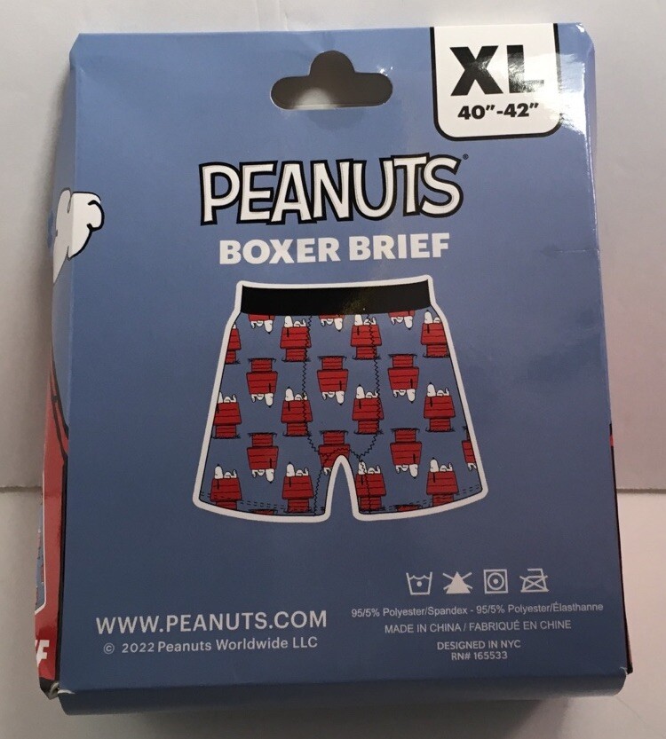 Sサイズ PEANUTS SNOOPY DOGHOUSE MENS BOXER BRIEF GIFT BOX Sz L & XL | eBay