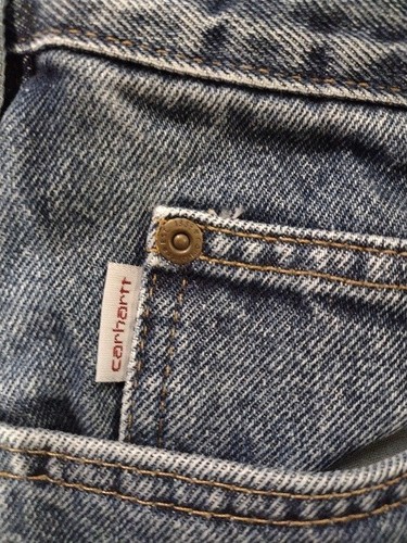 Carhartt Men's Denim Blue Jeans Relaxed Fit #14806 Size 36x30 - Picture 3 of 5