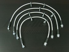 Techna-fit Stainless Steel Braided Brake Lines 1990-1991 Honda Civic Crx Si