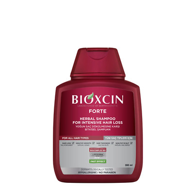 Bioxcin Forte Anti Hair Loss Shampoo 300ml   Intense Hair Strength & Growth