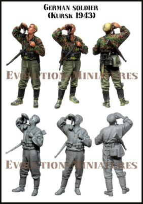 EVOLUTION MINIATURES GERMAN SOLDIER KURSK #1 WW2 EM35229 1:35