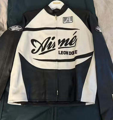 Aime Leon Dore Leather Café Racer Jacket size LARGE | eBay Aime Leon Dore Leather Café Racer Jacket size LARGE | eBay