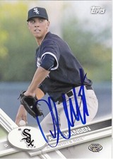 ALEC HANSEN AZL CHICAGO WHITE SOX SIGNED 2017 TOPPS PRO DEBUT BASEBALL CARD