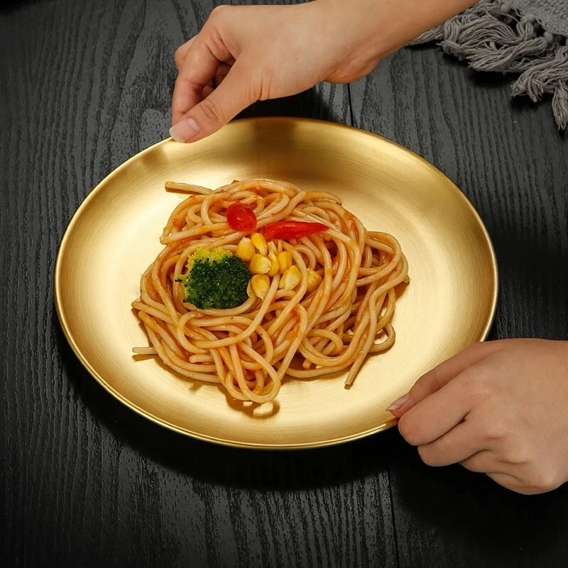 6 types Gold Ramen Noodle Soup Bowl,Double Layer Stainless Steel Bowl - Image 3 of 4