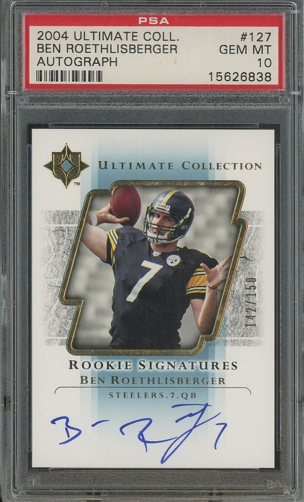 Ben Roethlisberger Ultimate Collection #127 Autograph