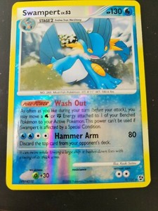 Pokemon TCG Card 2008 Great Encounters - Swampert 9/106 Reverse Holo