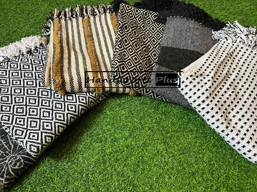 Wholesale Cotton Throws 5 Pcs Set Bedding Coverlet Twin Size Fringe Blanket Mix - Picture 3 of 4
