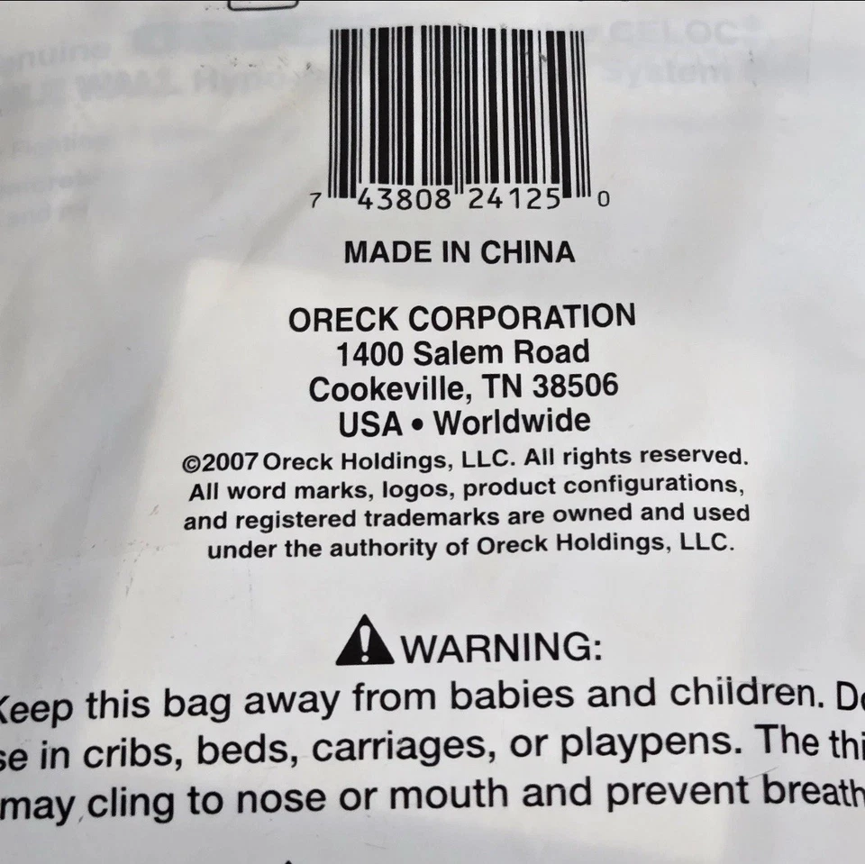 Paquete de 12 bolsas de vacío hipoalergénicas para combatir olores de carbón Oreck bote PKBB12OF Foto 4 de 4