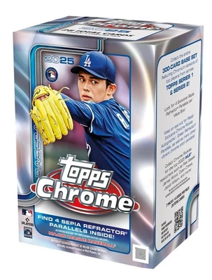 2025 Topps Chrome Baseball Blaster Box - NEW/FACTORY SEALED