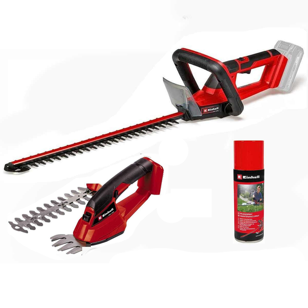 Einhell Akku-Heckenschere + Gras- Und Strauchschere0 18V, Pflegespray-image
