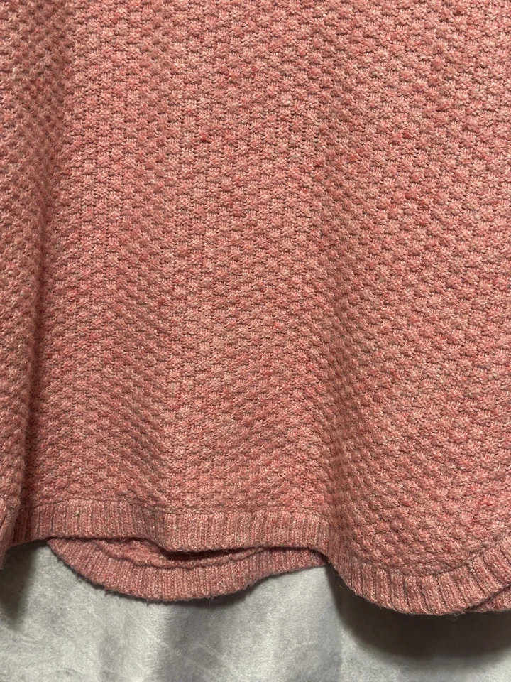 Ruffhewn женщин розового цвета свитер Sz 2 X Barrell кнопка шеи - Изображение 3 из 4