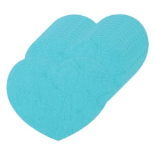 100 PCS 2.5 Inch Blue Small Heart Shaped Paper Cutouts Tags for Crafts Decor