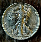 1935-S Walking Liberty Half Dollar AU Better Date ~ 26030